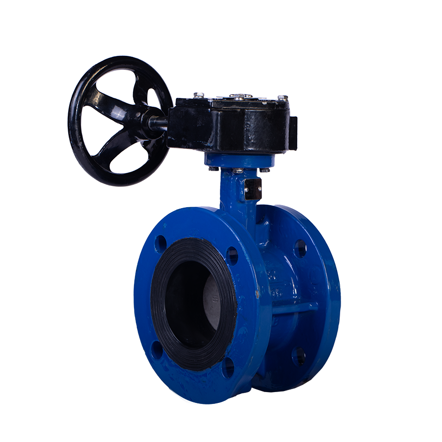 شیر پروانه فلنجدار بدنه چدنی دیسک استیل  - مقاوم و صنعتی | بردیا صنعت