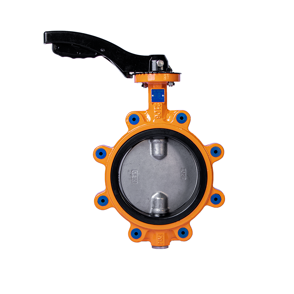 شیر پروانه لاگ بدنه فولاد دیسک استیل  - مقاوم و صنعتی | بردیا صنعت